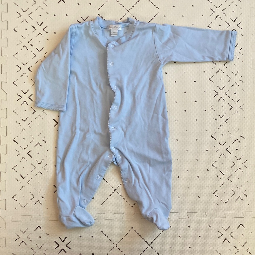 Light Blue Kissy Kissy Footie 6-9mos